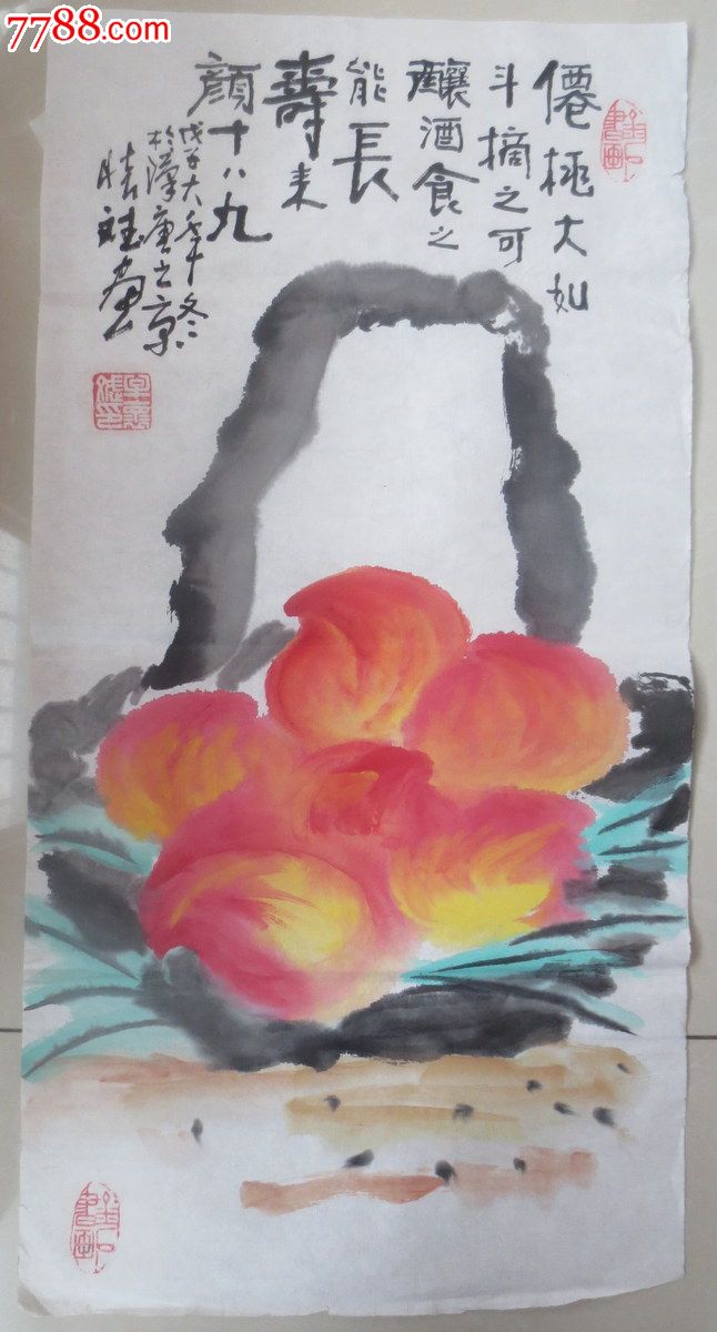 著名书画家国画-仙桃-se22392135-花鸟国画原作-零售-7788收藏