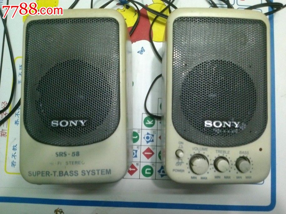 老式SONY电脑音箱(处理)_收藏工具_老钟杂货店【7788收藏__中国收藏热线】