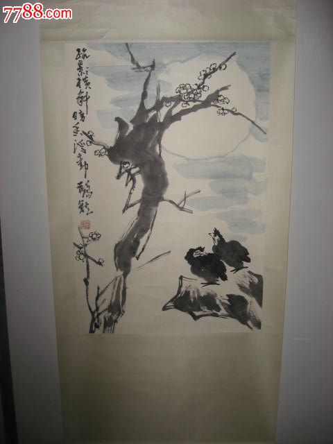 中国现代实力派画家欧阳龙作品一副尺寸60cmx90cm!