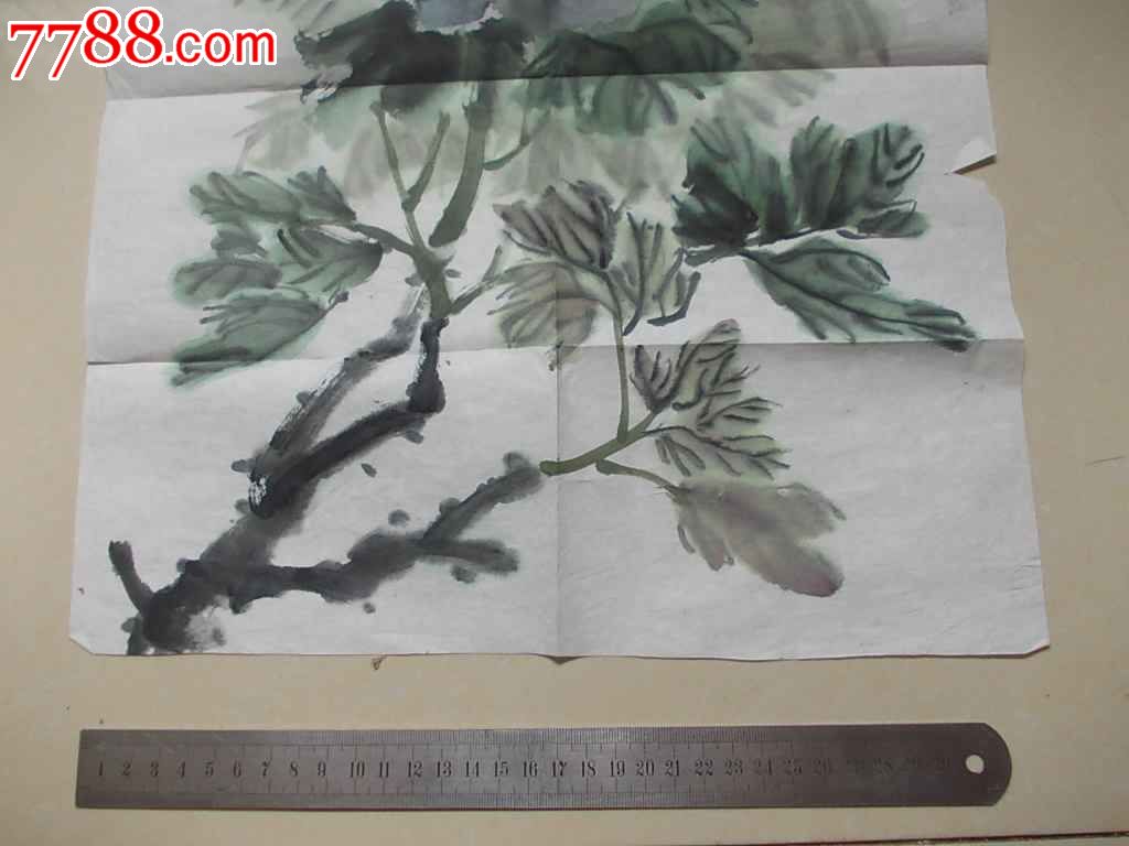 80年代老画,宣纸的.画的还可以,没有作者章印"惊爆价30元一幅"