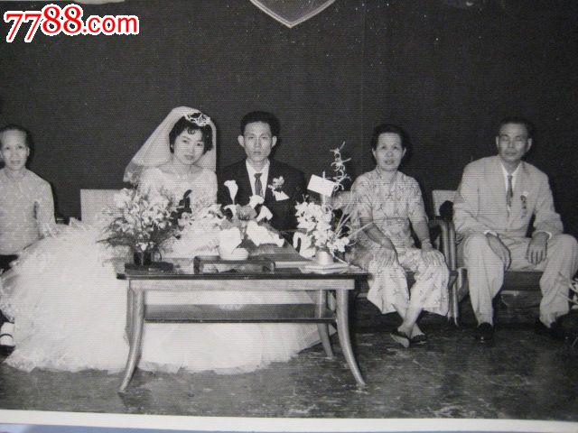 60年代结婚照3张.带签名