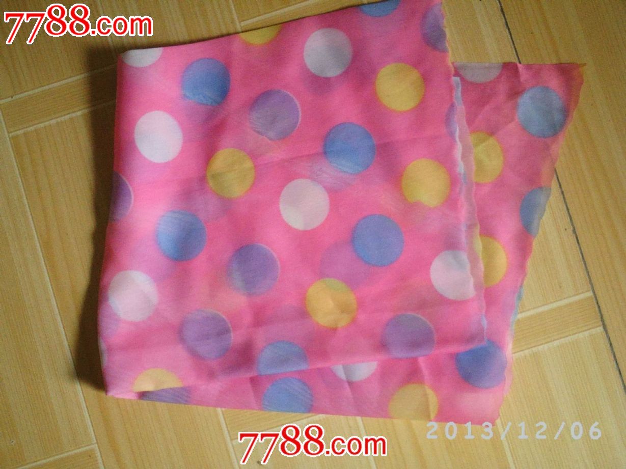 80年代尼龙老纱巾丝巾(未使用过的)