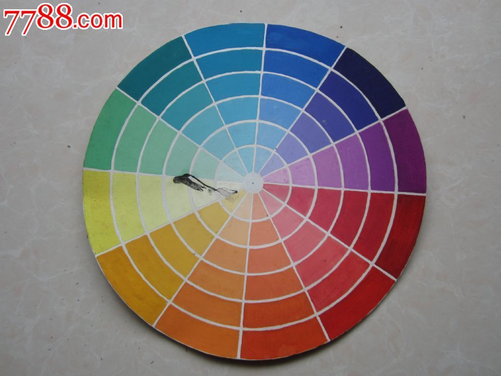 调色板水粉画