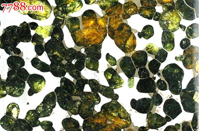 62克世界级品深绿色橄榄石铁陨石