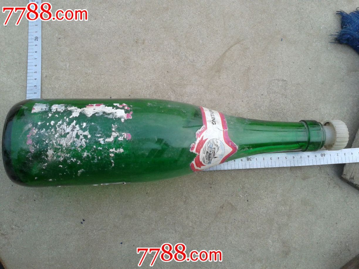 老香槟酒瓶子-价格:66元-se23380327-玻璃器皿