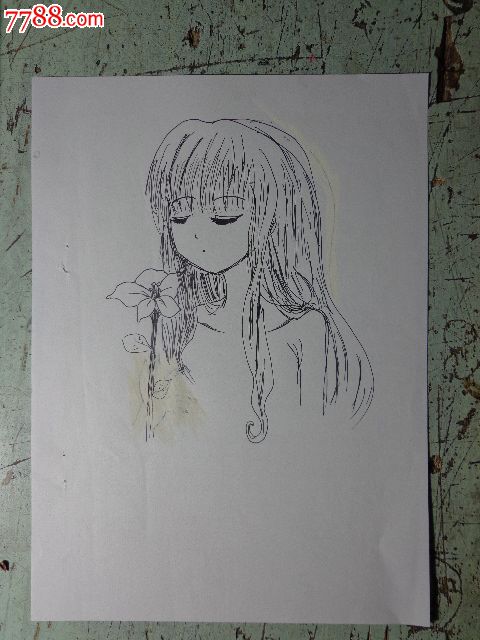动漫人物速写画