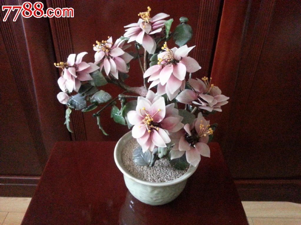 怀旧,库存,老摆件,80年代出口型玻璃花
