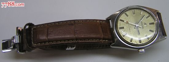 金黄色机芯瑞士英纳格enicar老机械表1_手表\/