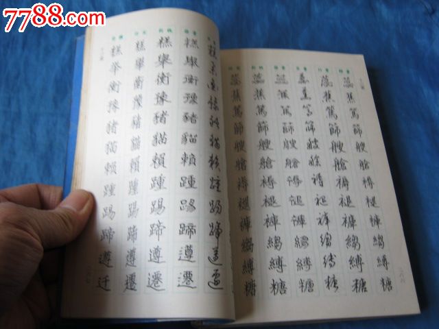 六体钢笔书法字典(书法名家:何伯昌,王正良,梁锦英等书写)