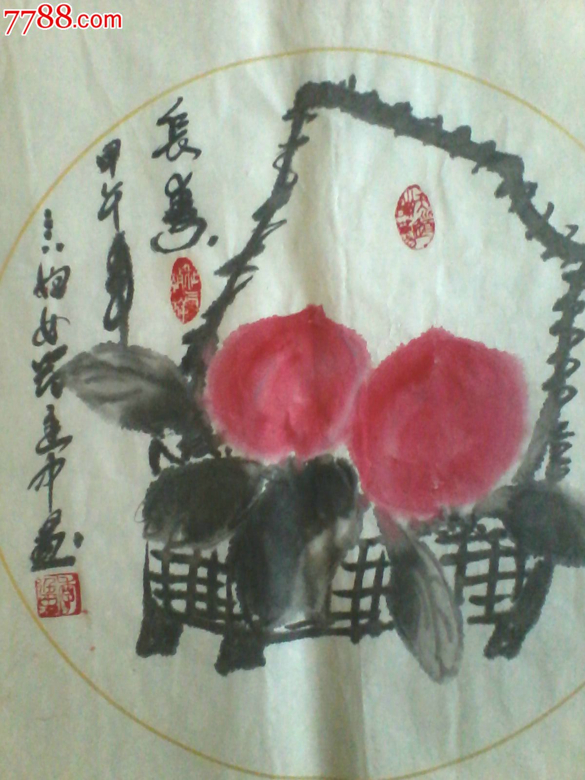 画作5-寿桃