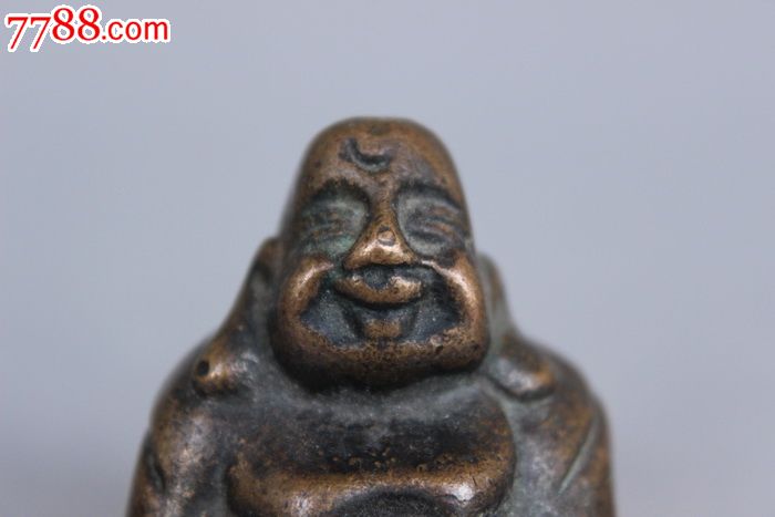 明代青铜弥勒佛像