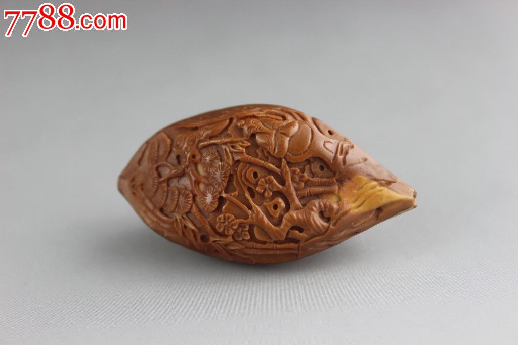 【橄榄核雕精品】