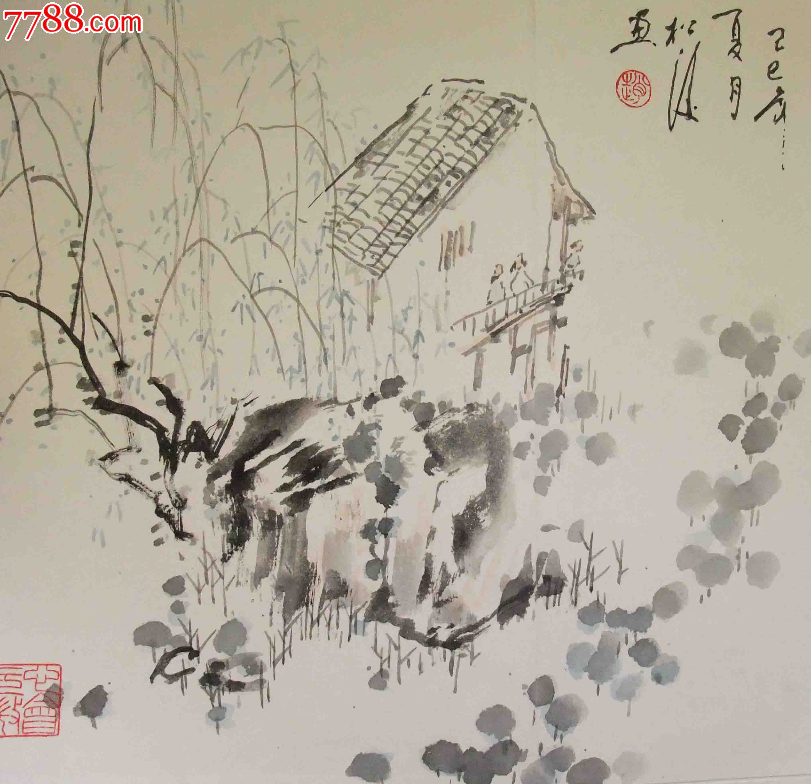 国画大师赵松涛山水精品