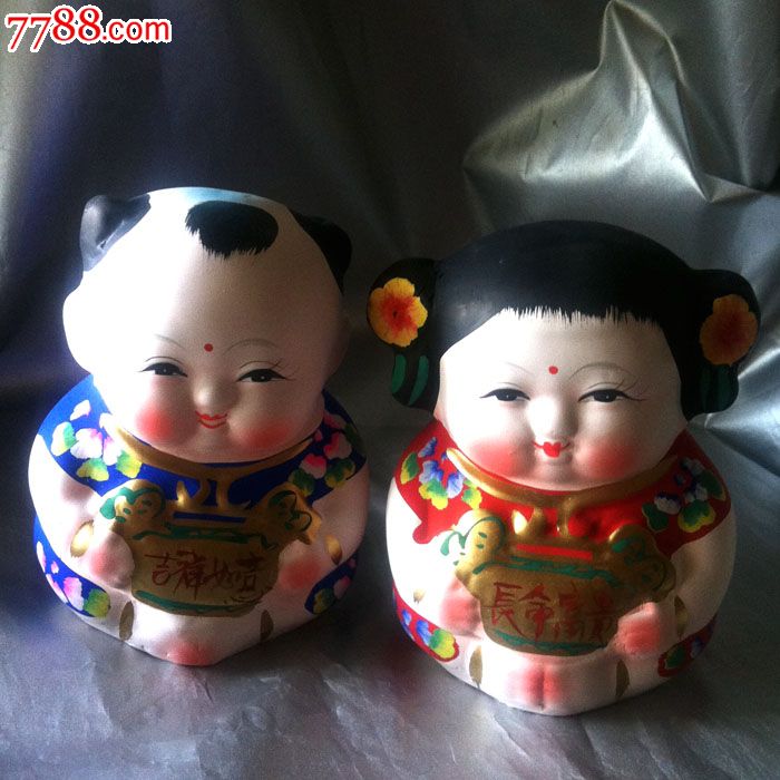 【民艺坊】阿福之吉祥如意长命富贵(无锡惠山)