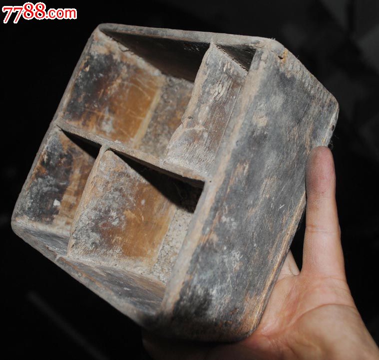 山西民俗用品,古代容器"升"(量粮食的器具)