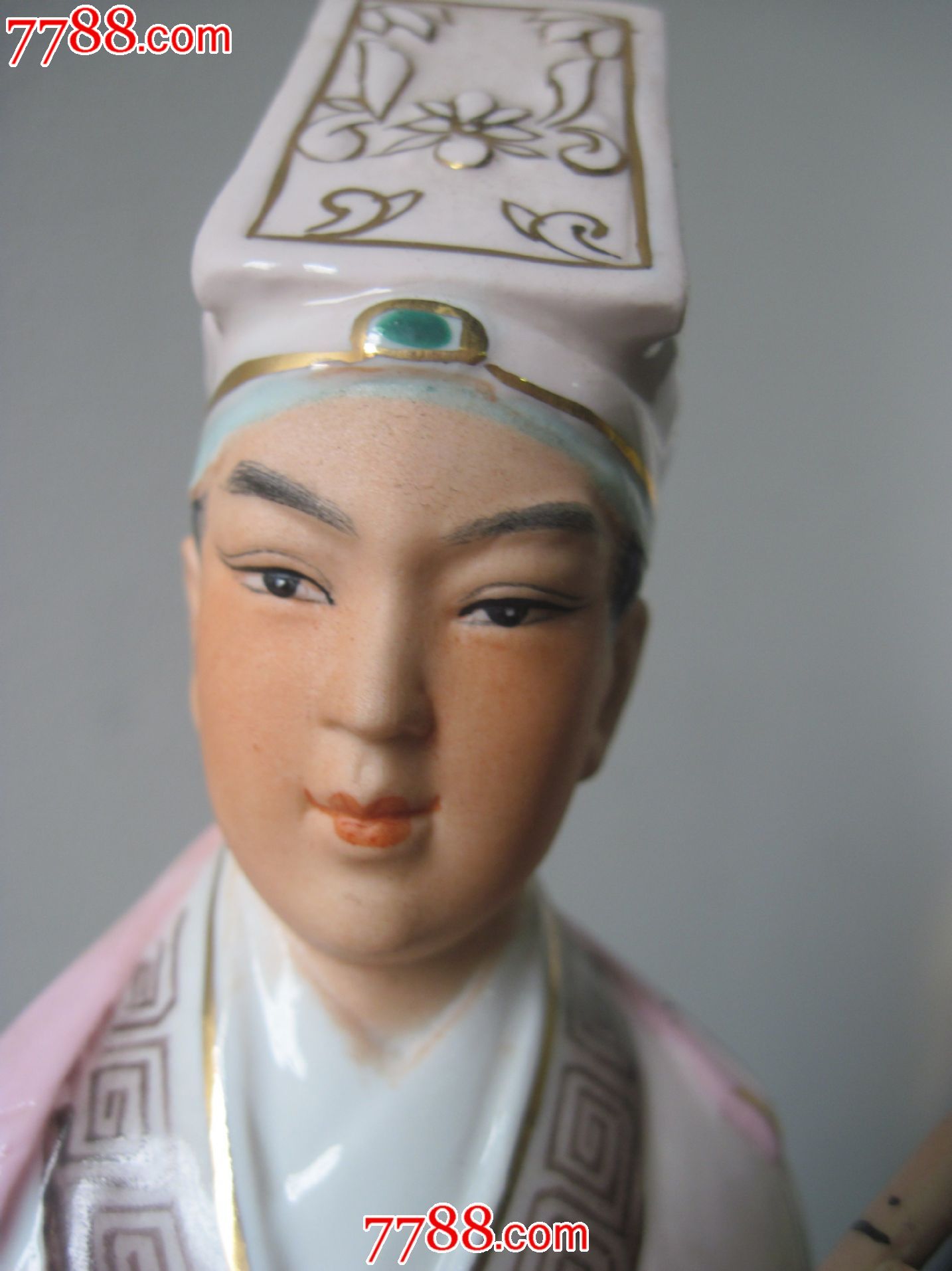 已故高级工艺美术师林鸿禧瓷塑《韩湘子》人物陶瓷