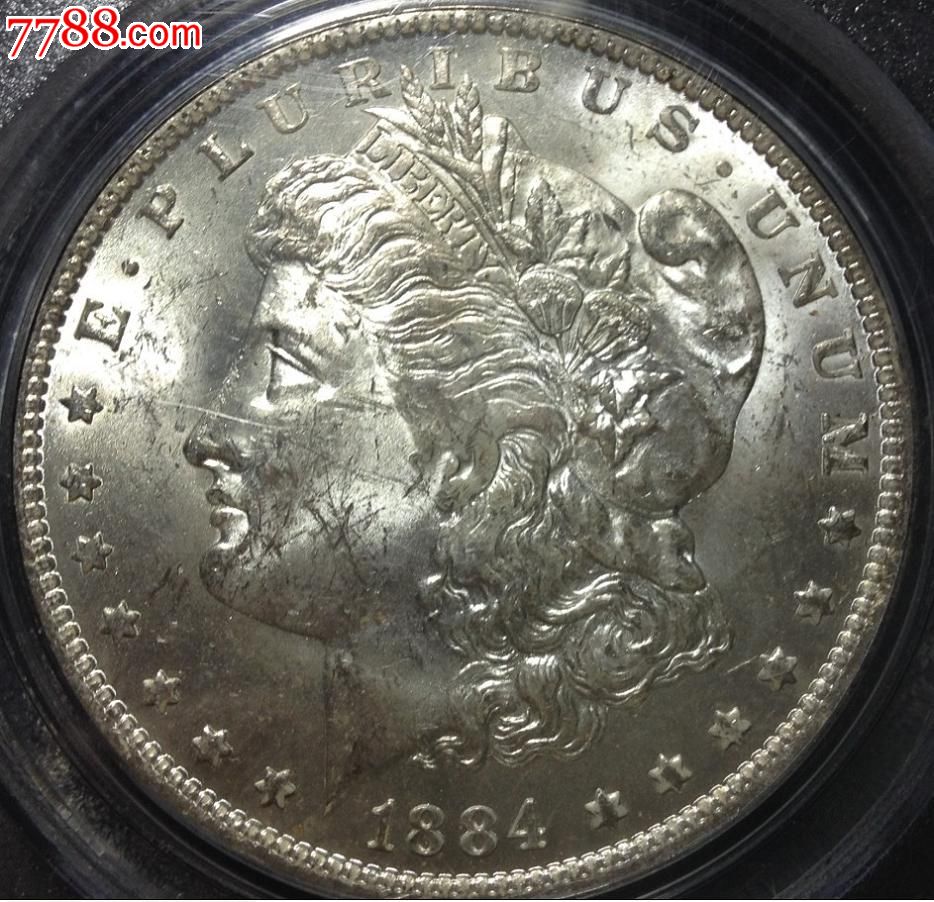 pcgs-ms62美国摩根1884-银元/机制银币-se24380939-零售-7788收藏