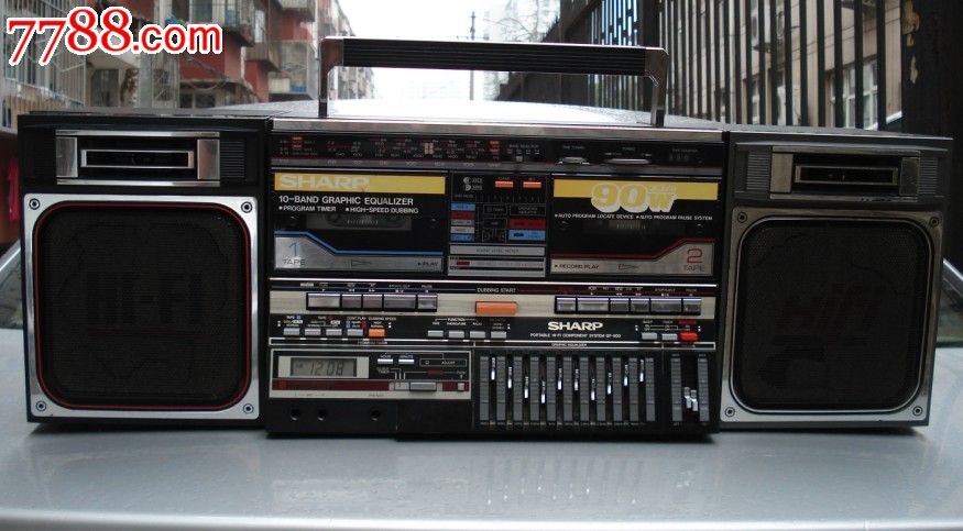 日本夏普SHARP-GF900夏普收录机功能正常!