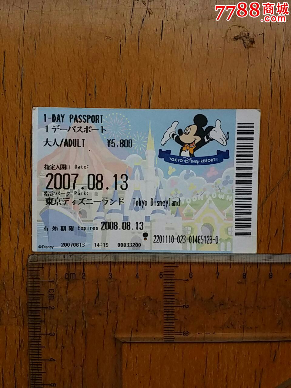 迪士尼门票图片