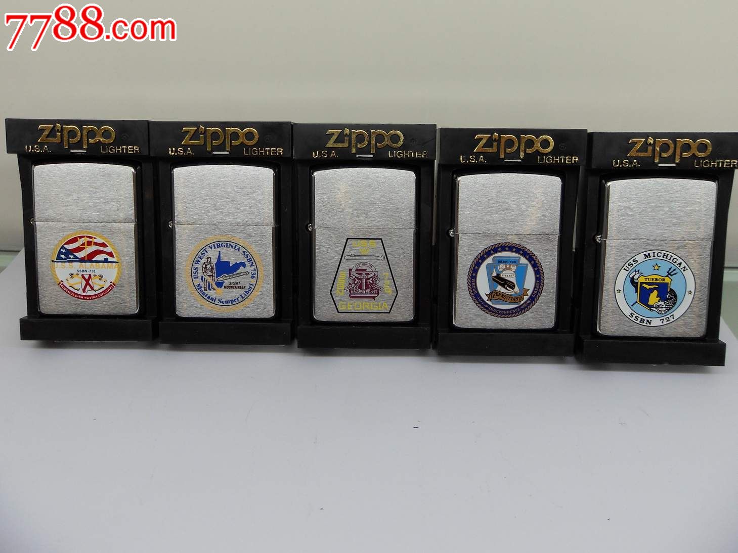 zippo全新一套美国ssbn系列军机,绝版收藏,仅此一套.