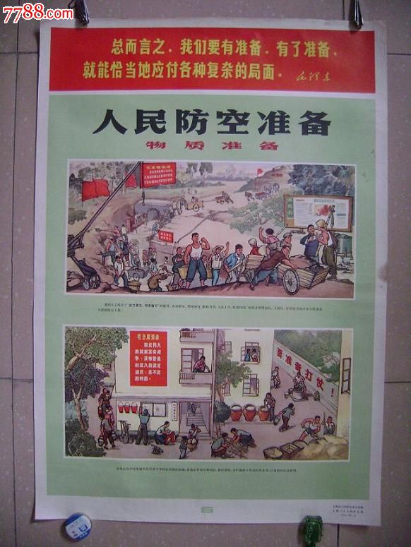 简介: 品相如图,1971年1月上海人民防空