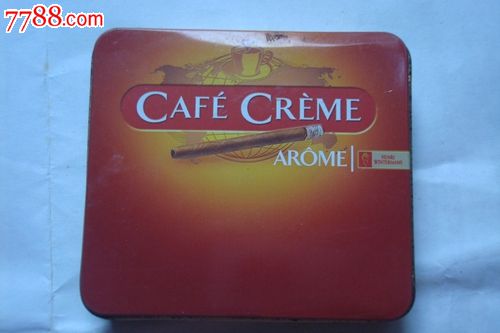 cafe,creme(铁盒,翻盖式)外国雪茄