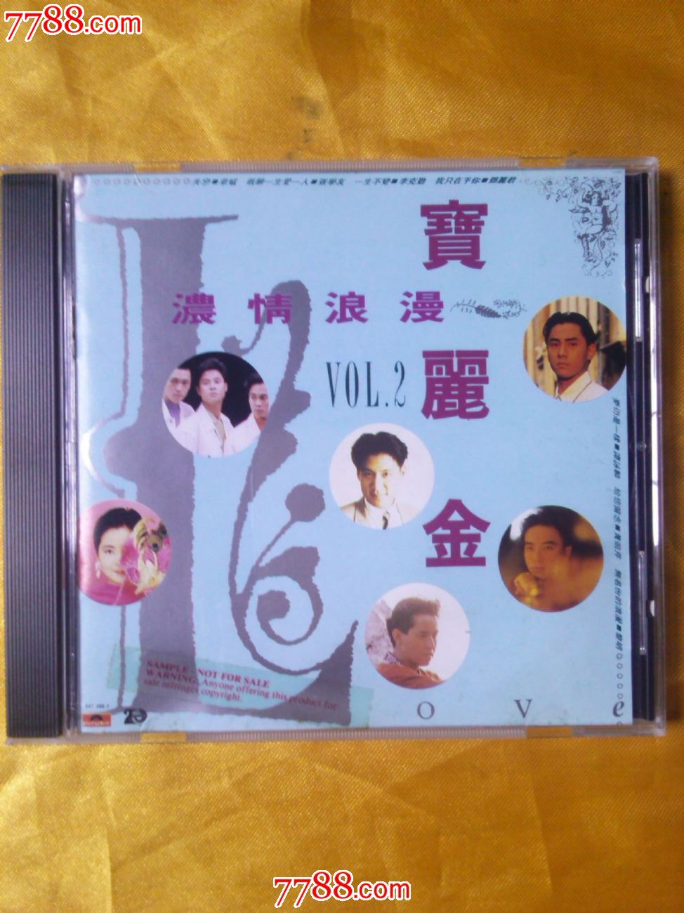 《宝丽金浓情浪漫vol.2》韩国原版t113--02透明圈版cd