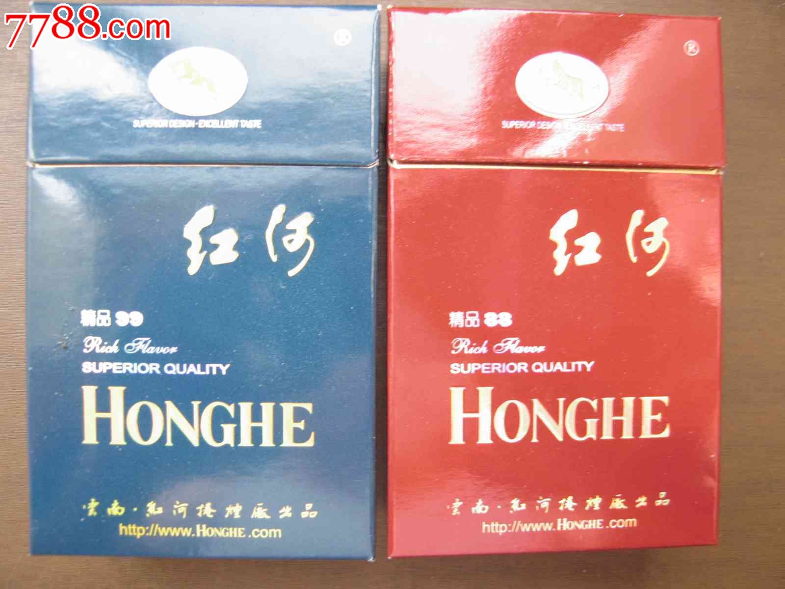 红河------精品88,99一对_烟标/烟盒_随心集【7788