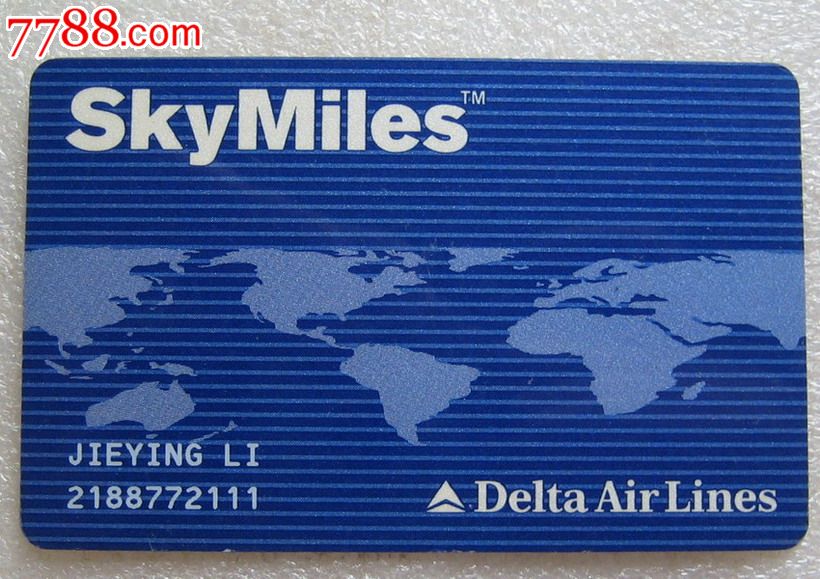美国达美航空公司(卡号是豹子号111)