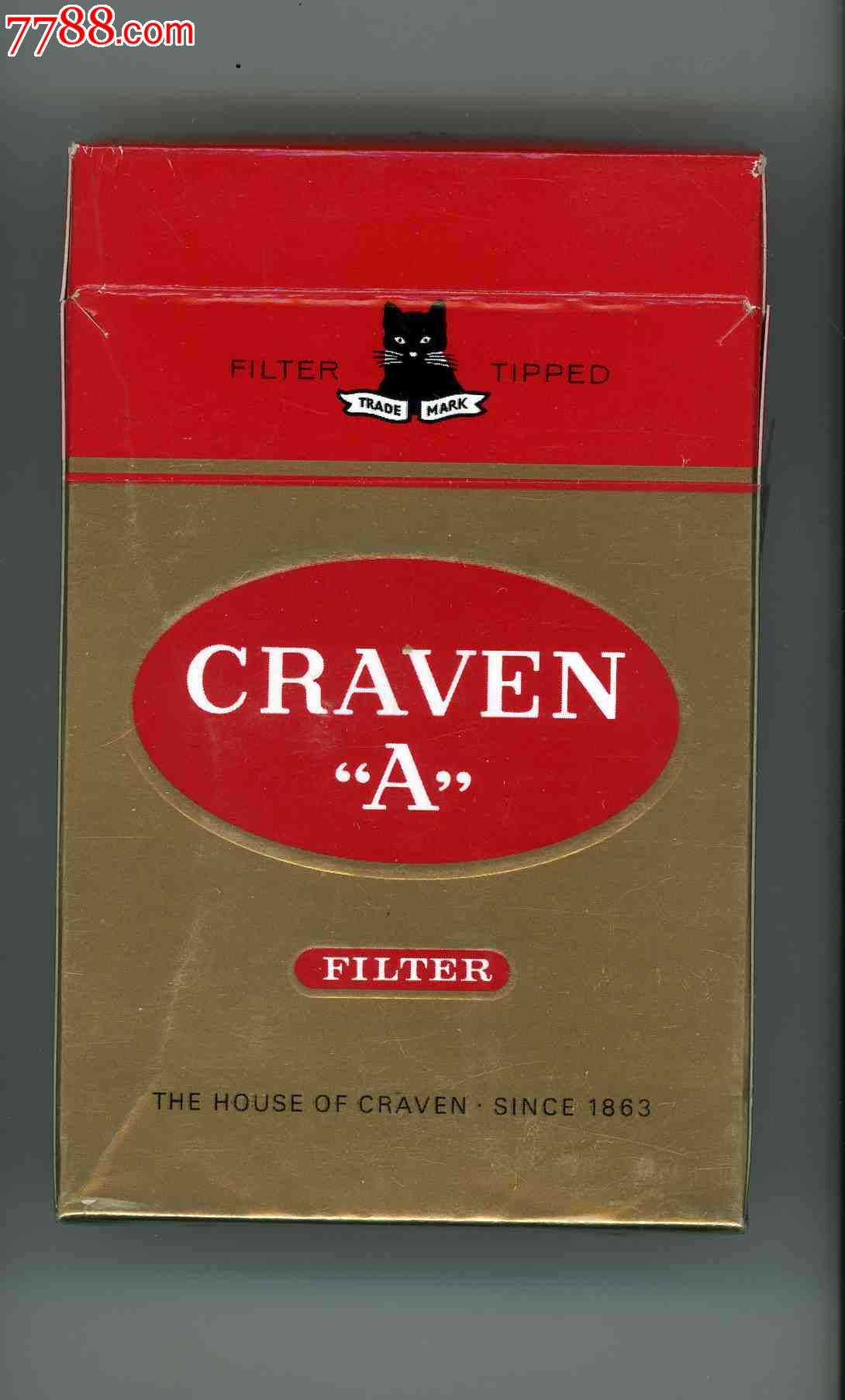 cravena*黑猫牌.英美烟草公司制造