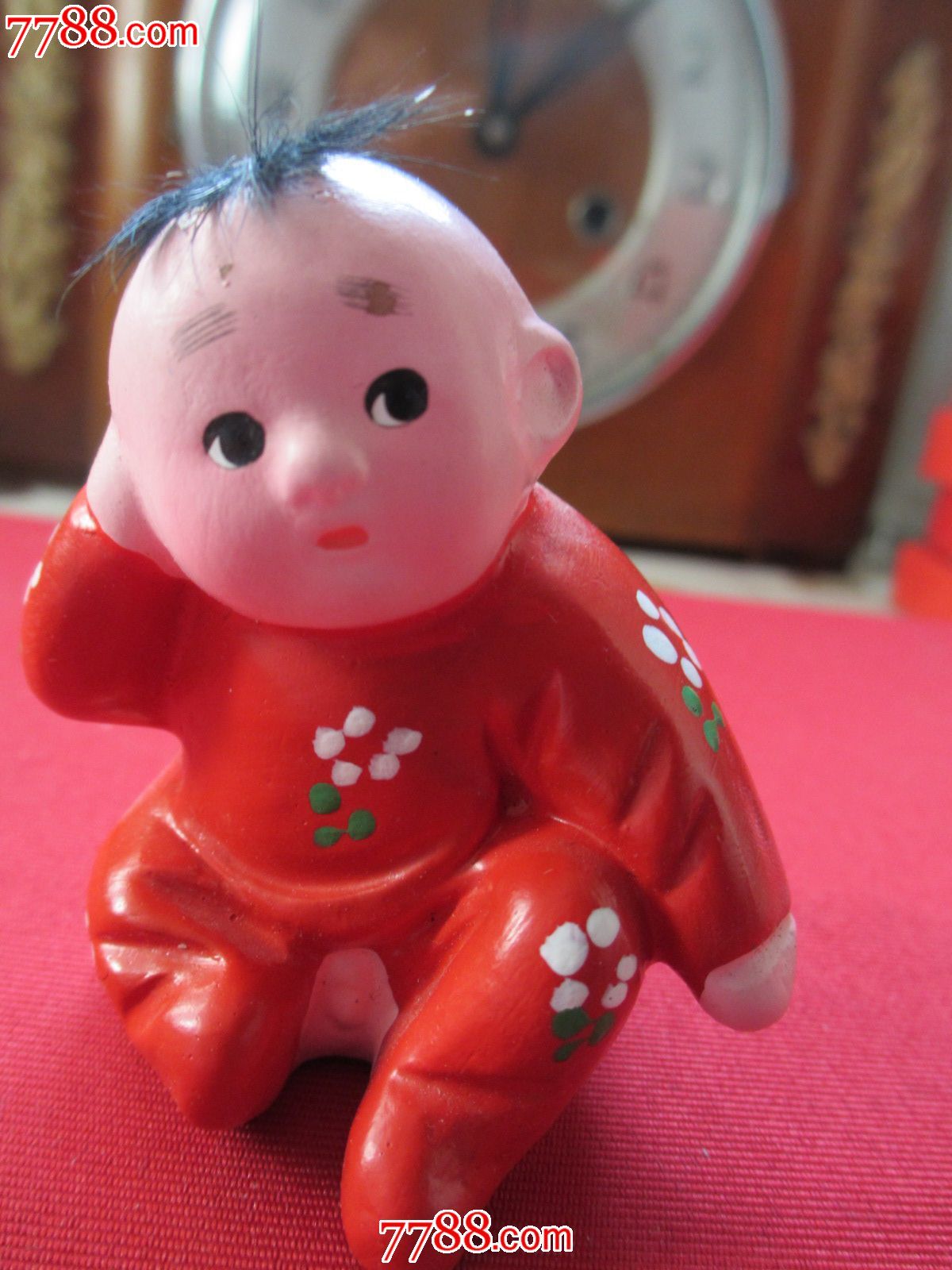 天津泥人张彩绘泥塑娃娃