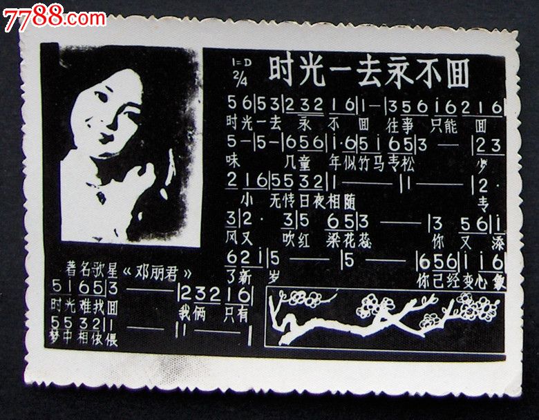 邓丽君老歌片时光一去永不回极少见