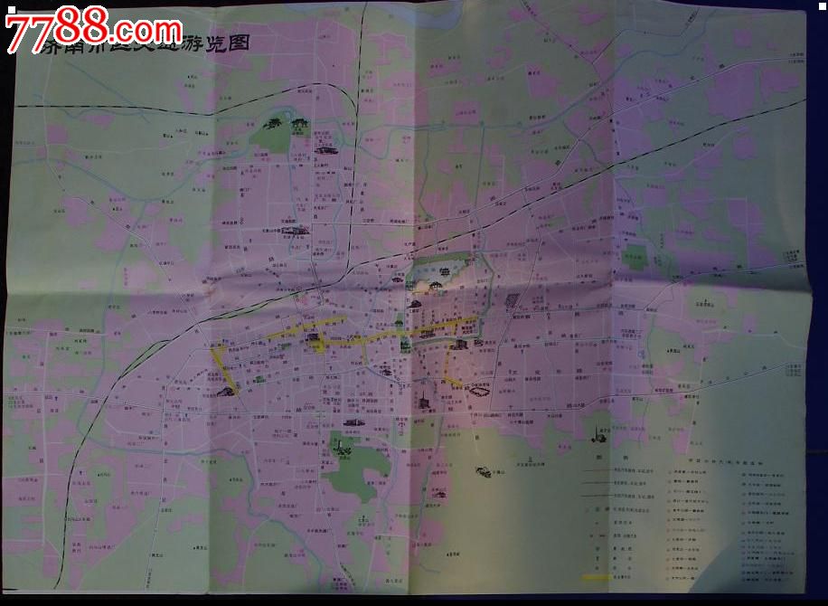 最新济南市交通游览图