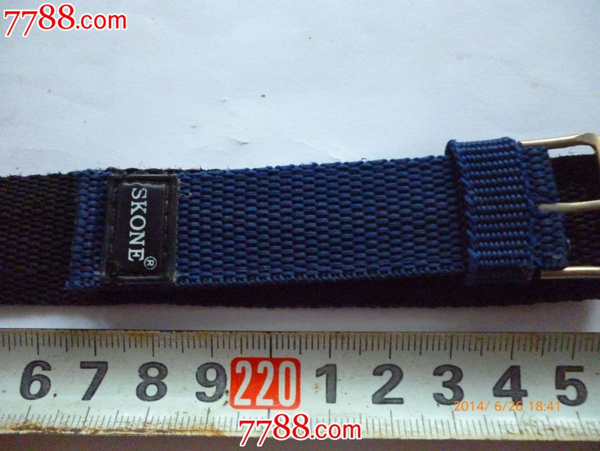 外国进口【不知名字】男士通根尼龙古董老表带
