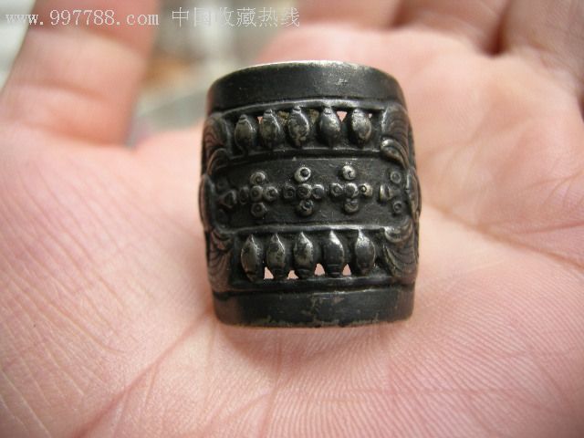镂空栅栏蝙蝠老银戒指_银戒指_旭祥阁【7788收藏__收藏热线】