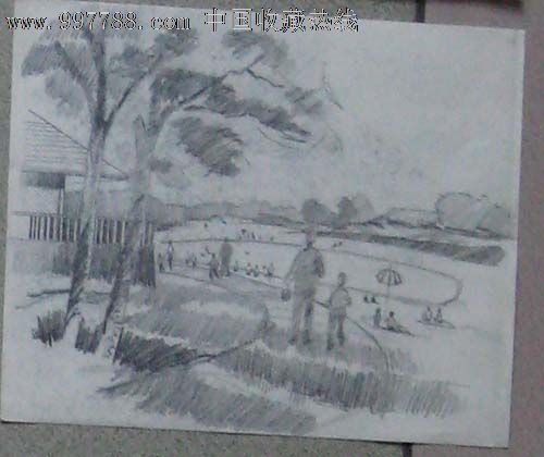 店内编号:00037 品种: 素描/速写-素描/速写 属性: 铅笔画原画