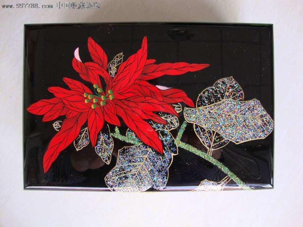 大漆彩绘首饰匣4