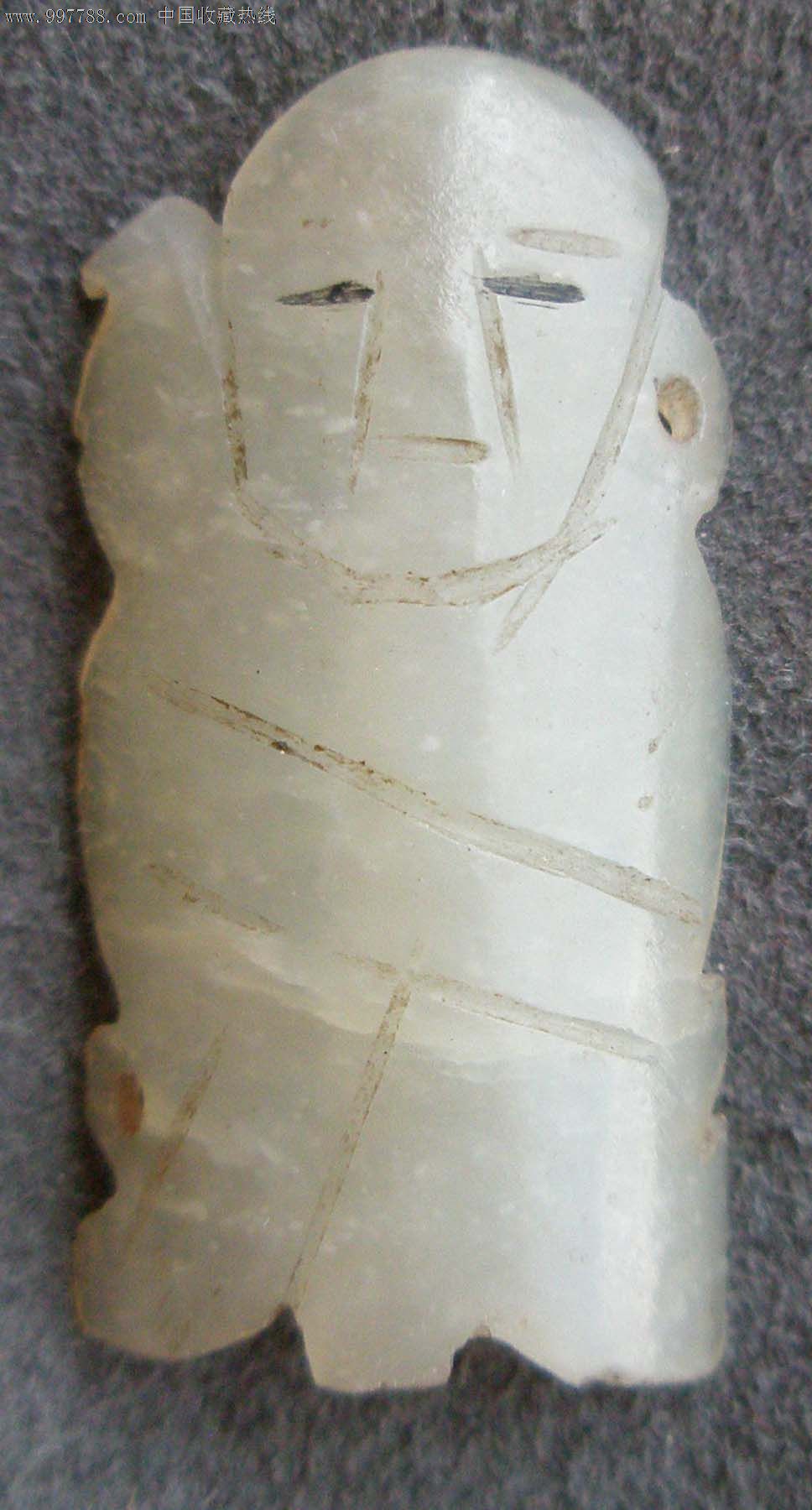 汉八刀小人帽正