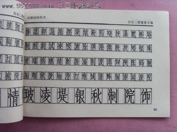 鋼筆仿宋字書法-se12520733-字帖-零售-7788收藏__中國收藏熱線