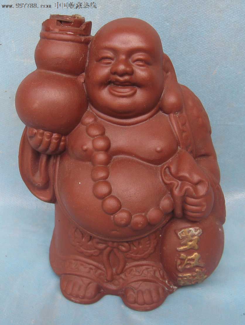 陶瓷酒瓶:罗汉醉