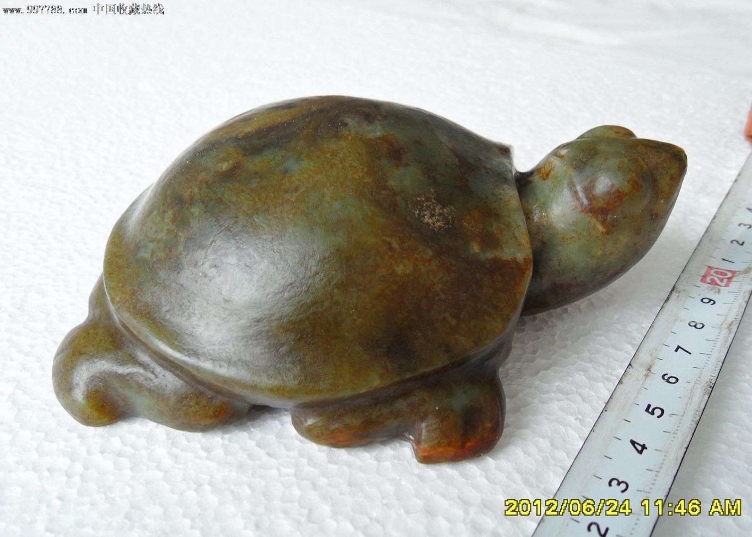 老玉件—玉器玉雕—玉器雕件—玉器摆件—河磨玉老玉龟