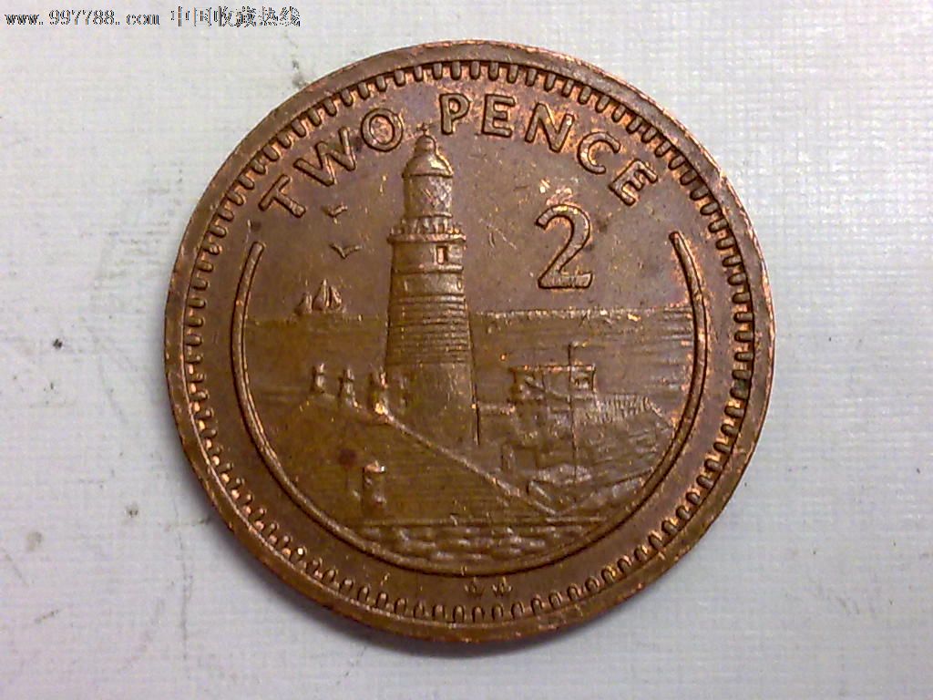英属直布罗陀1992年2便士