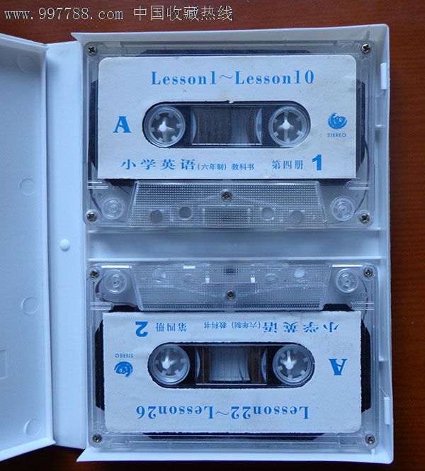 小学六年级英语第四册--二盘装-磁带/卡带--se12915486-零售-7788收藏