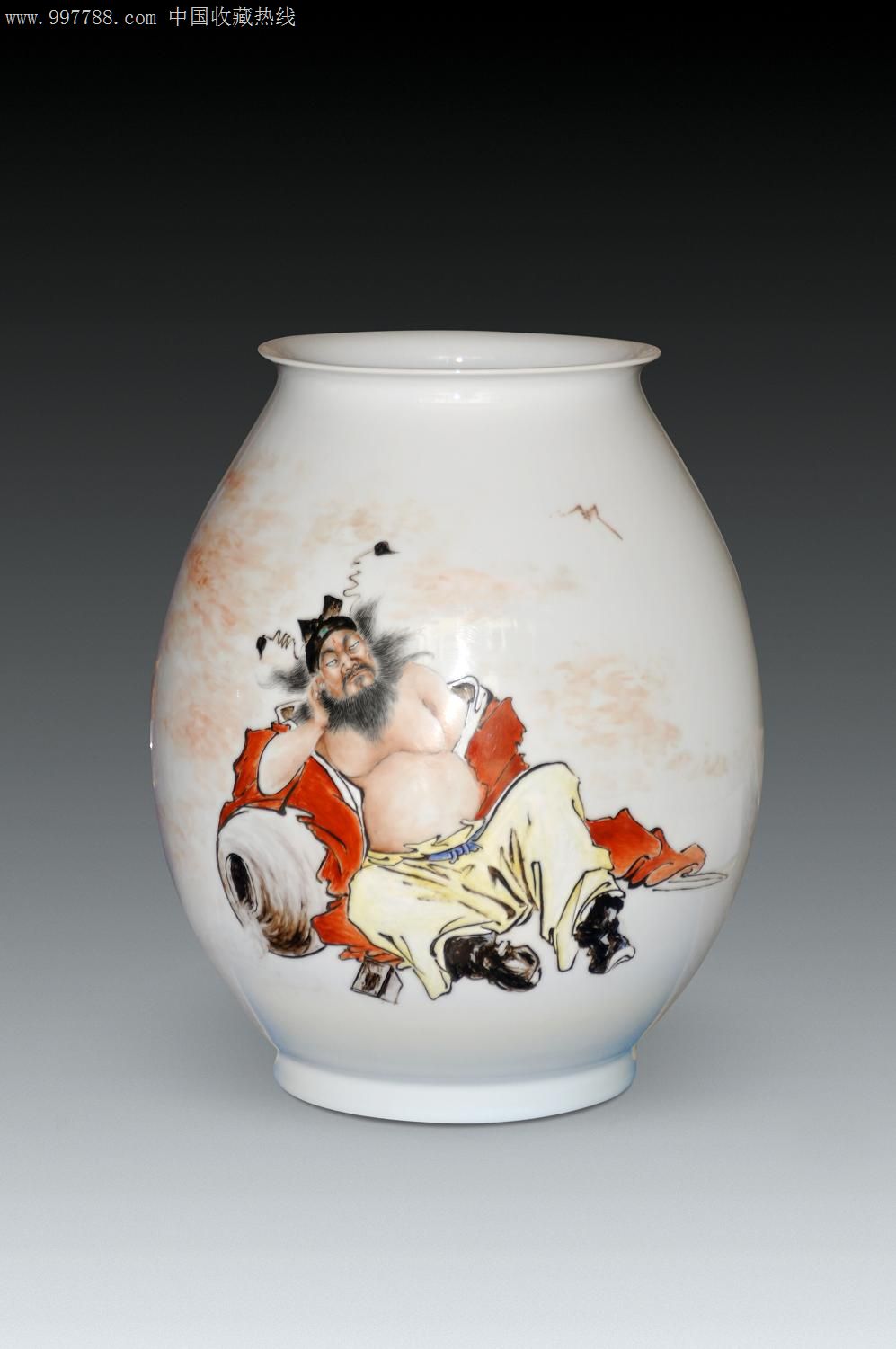 书画院收藏:《钟馗醉酒》