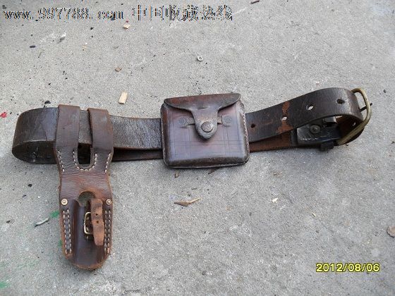 二战时期日军一套腰带,腰包,刺挂