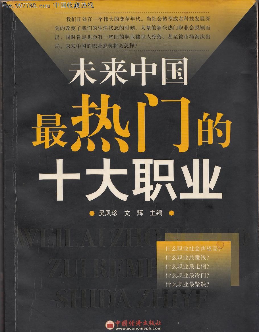 未来中国最热门的十大职业