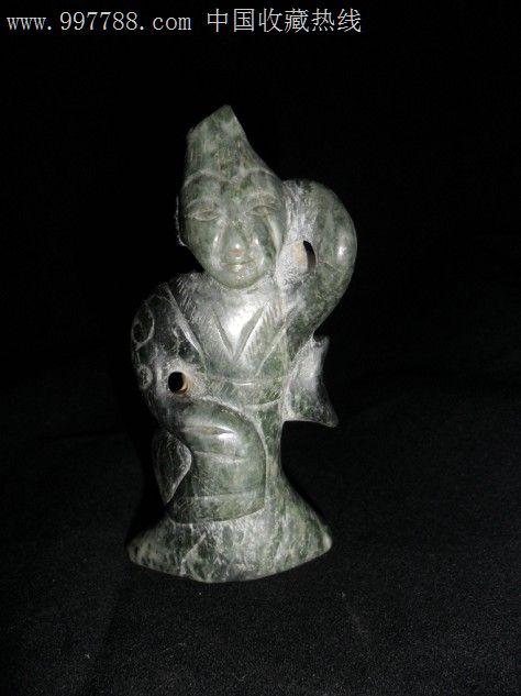 元代人物玉摆件
