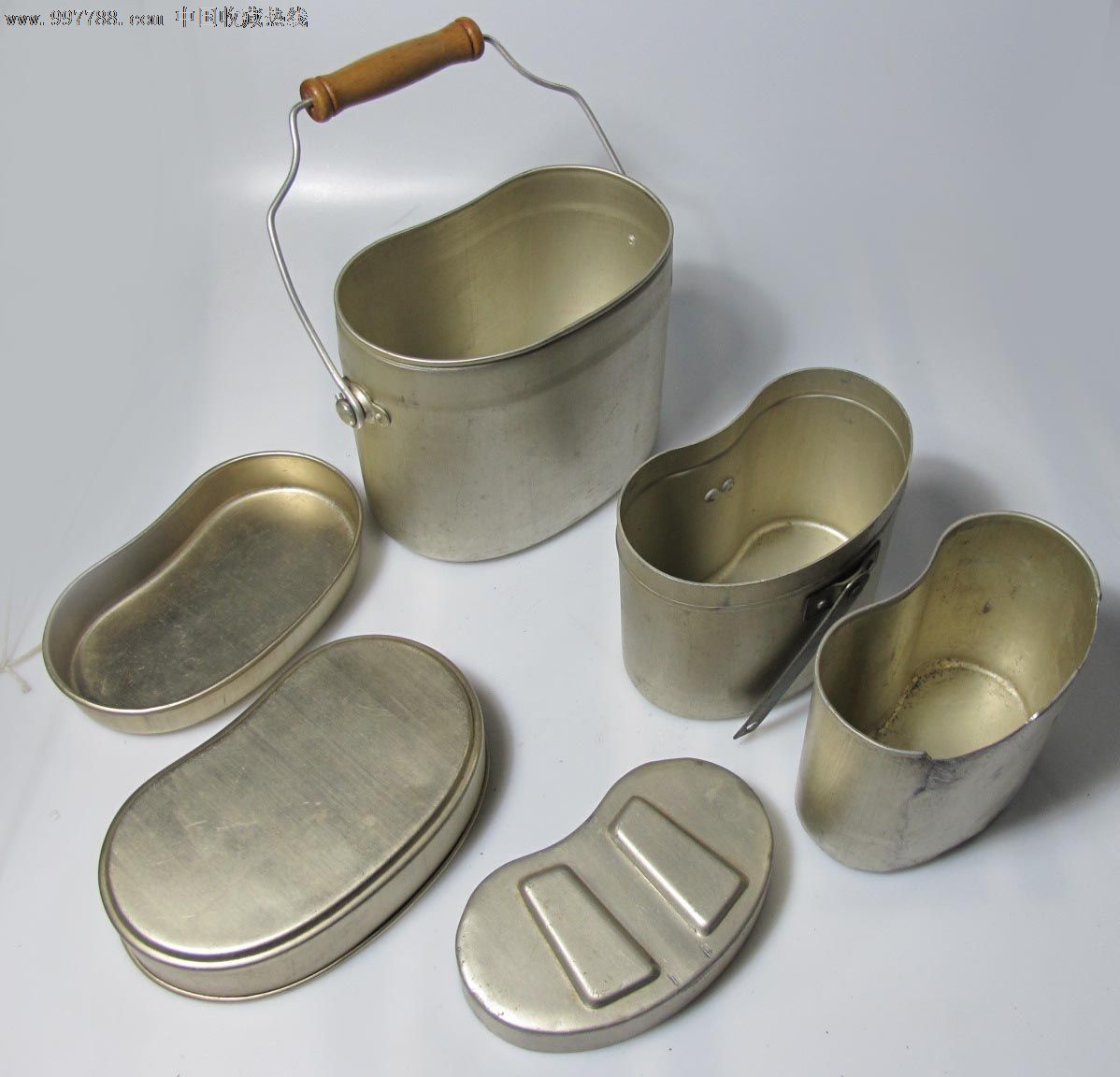 铝腰形饭盒(两款联售)