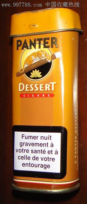 荷兰【panter】6支雪茄小铁筒标