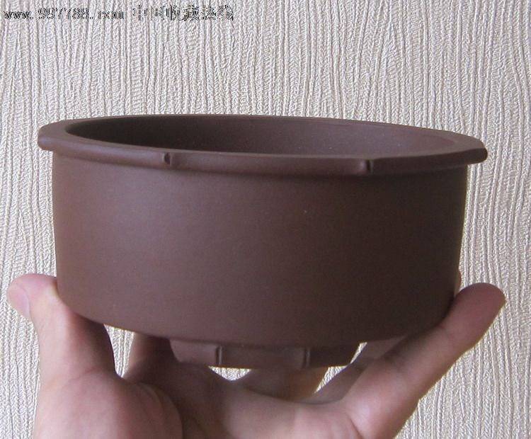 孟小芳制紫泥三竹足圆形盆-se13411568-其他紫砂-零售-7788收藏__收藏